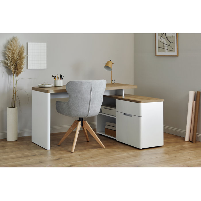 Brayden Studio Belfield LShape Desk & Reviews Wayfair.co.uk